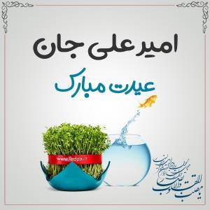امیر علی جان عیدت مبارک طرح تبریک سال نو