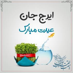 ایرج جان عیدت مبارک طرح تبریک سال نو